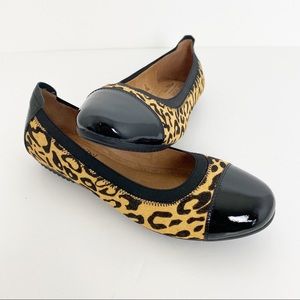 Josef Seibel Pippa Leopard Patent Ballet Flats